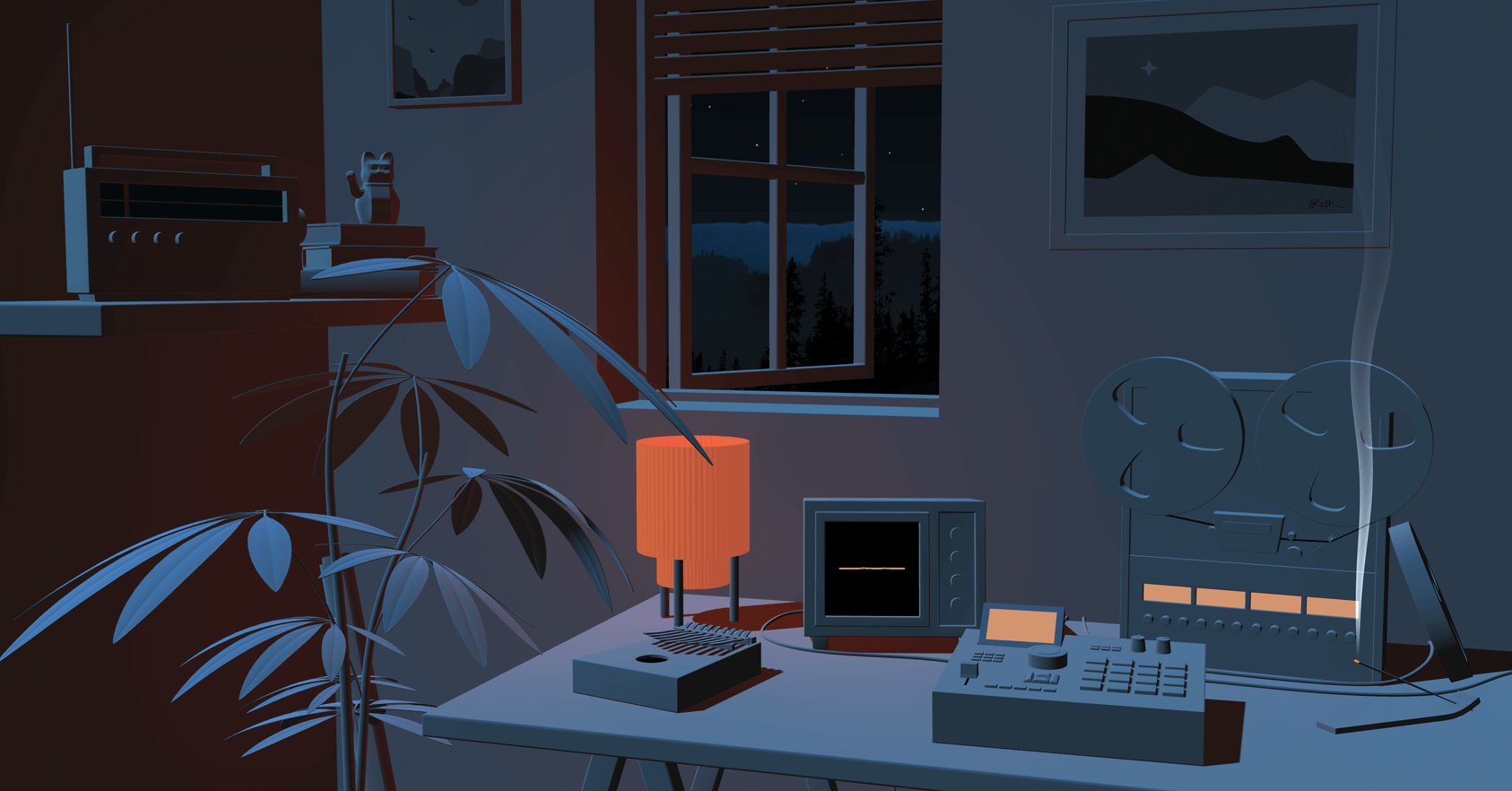 Night Room by Huw Roberts